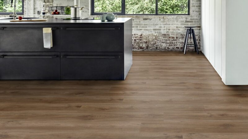 Sierra Oak 58876 PVC vloer Moduleo keuken