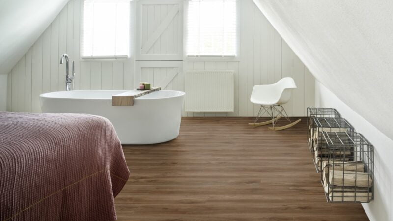 Sierra Oak 58876 PVC vloer Moduleo slaapkamer